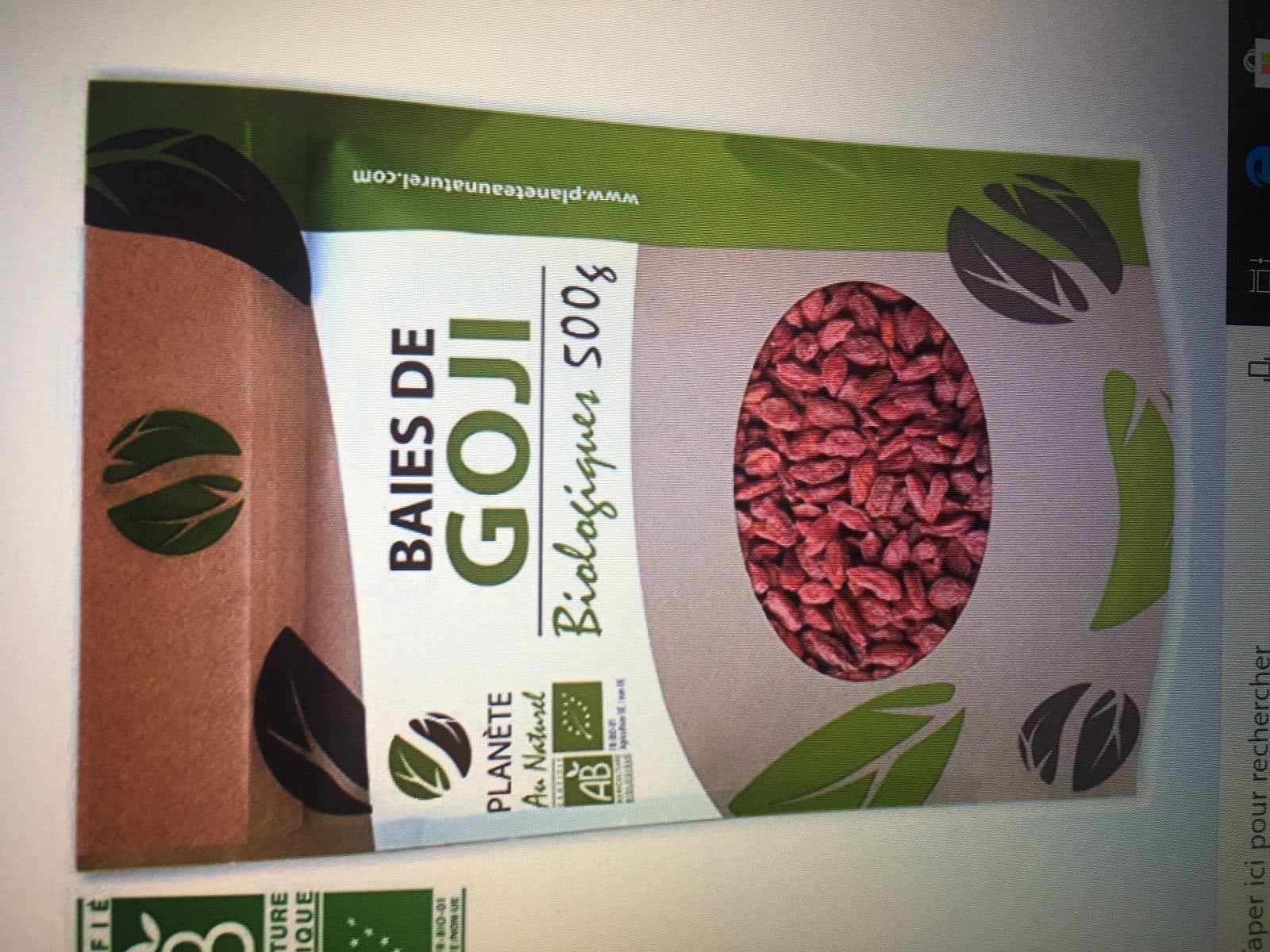 Open Food Facts Baies de Goji bio packshot