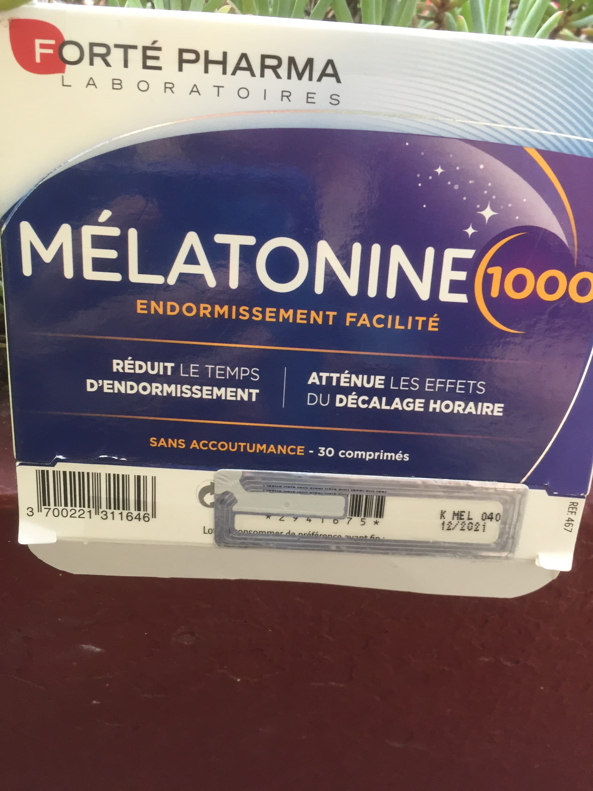 Forte pharma Forte Pharma Mélatonine 1000 packshot