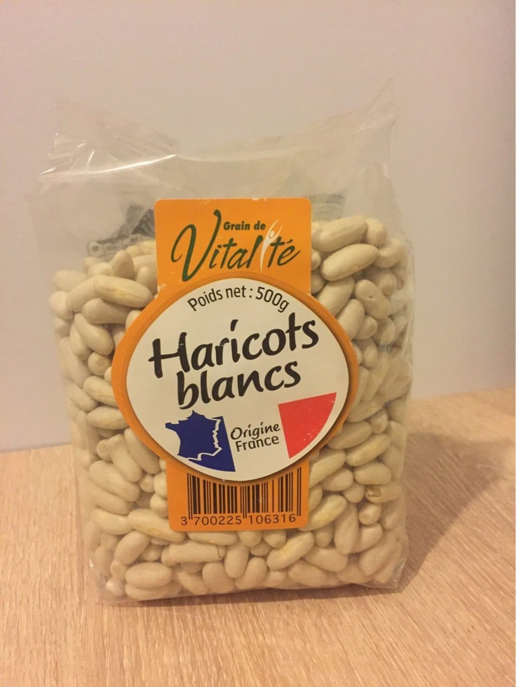 Grain de vitalite Haricots Blancs packshot