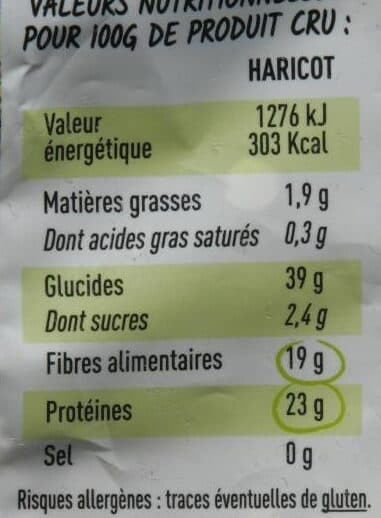 Grain de vitalité Mogette de Vendée packshot