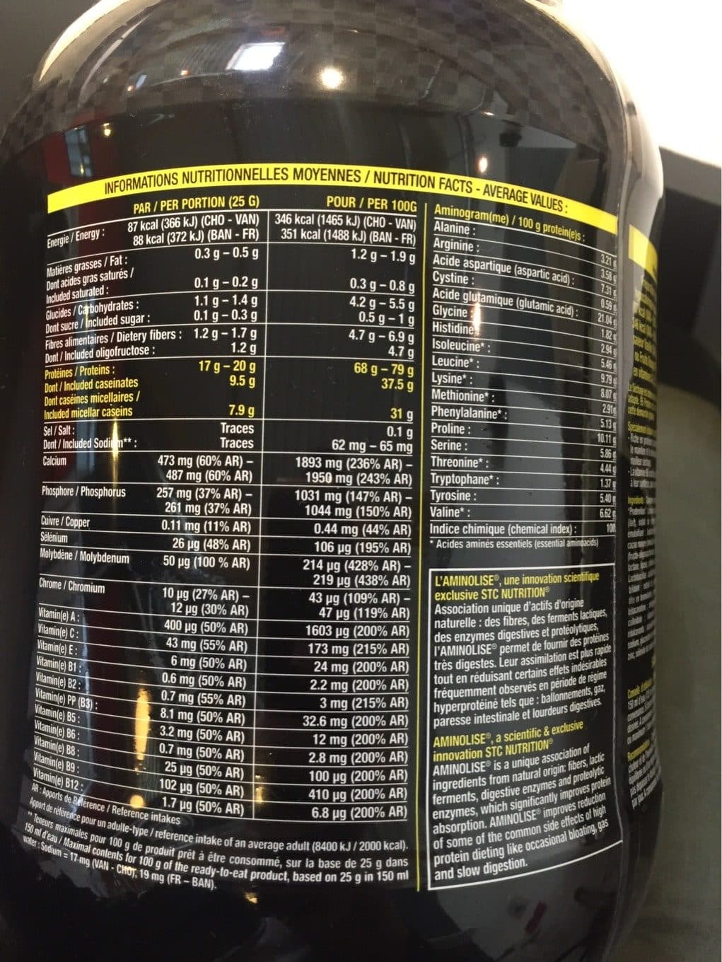 STC Pure Premium Protein 95 Vanille - 750GR - STC Nutrition packshot