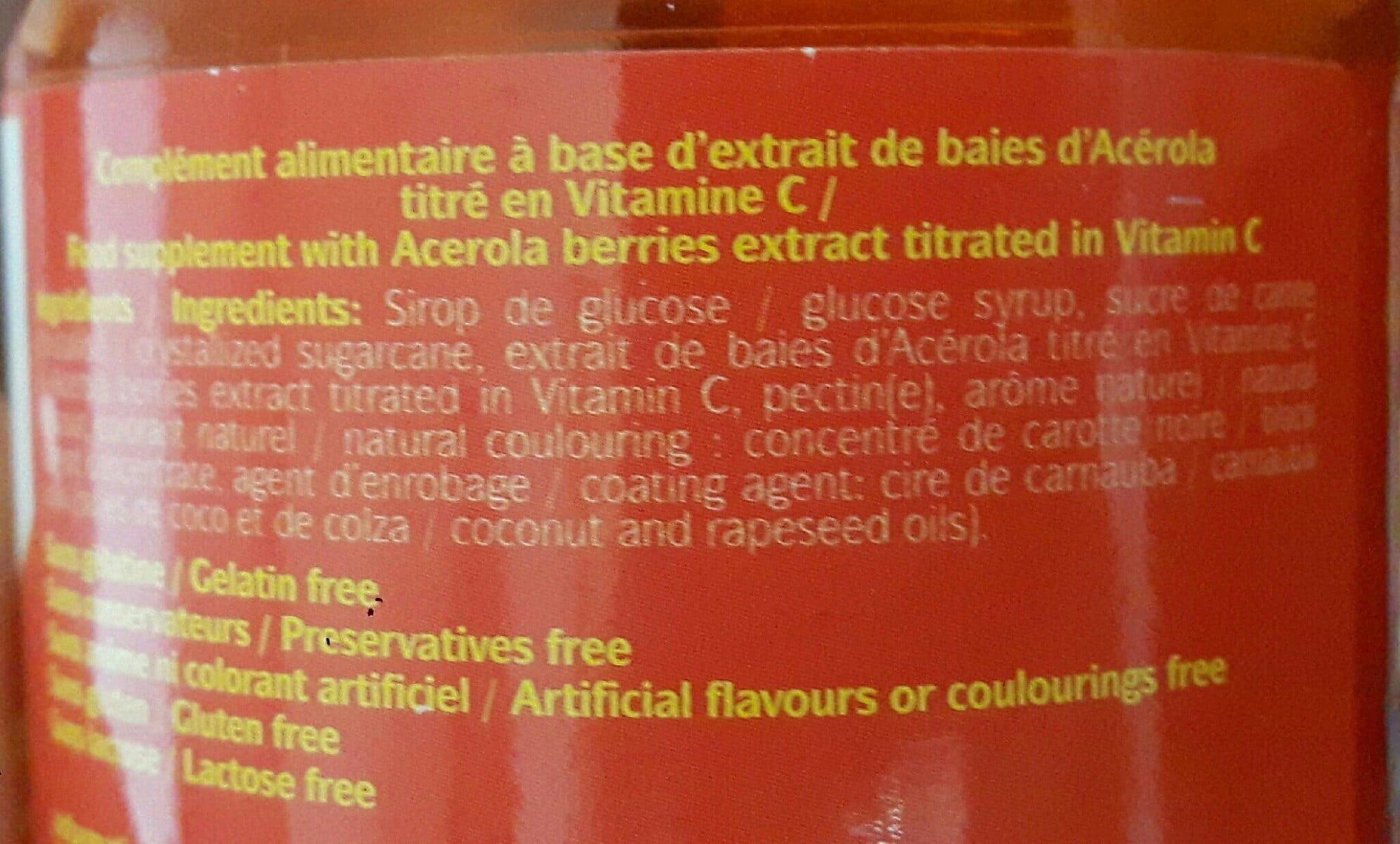 Open Food Facts Pediakid Gommes Vitamine C packshot
