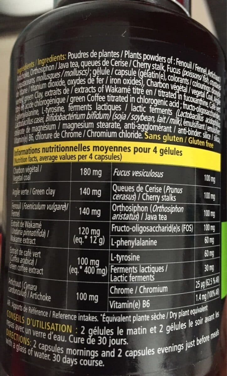 Open Food Facts Taille Abdos Ventre Plat - 120 Gélules - STC Nutrition packshot