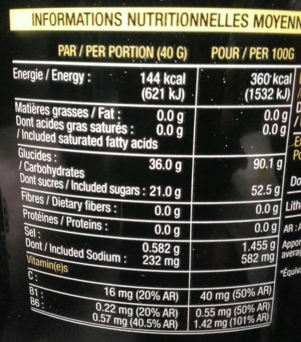 Open Food Facts Isotonic Power Menthe packshot