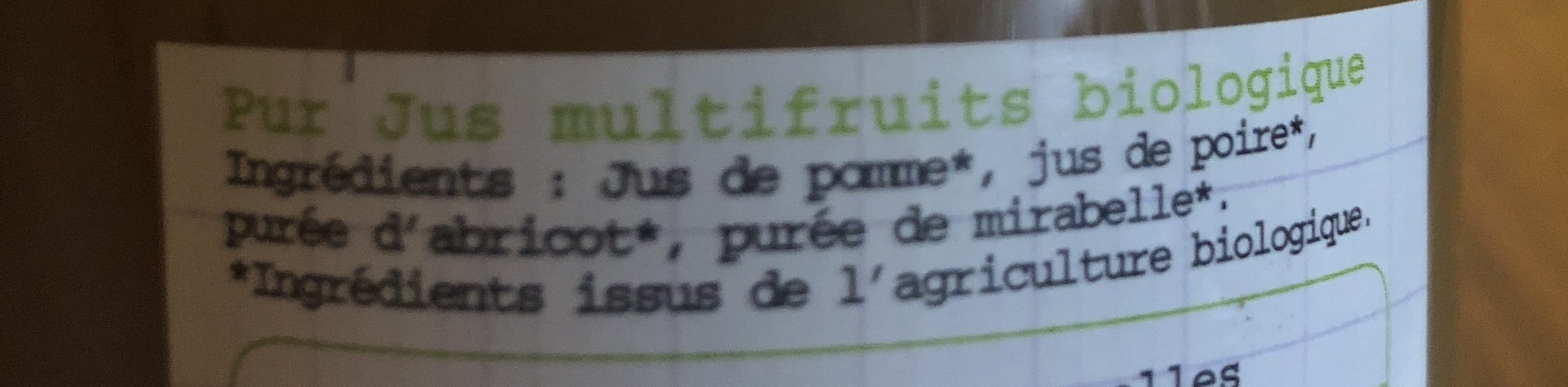 Coeur De Nature Pur jus multifruit bio packshot