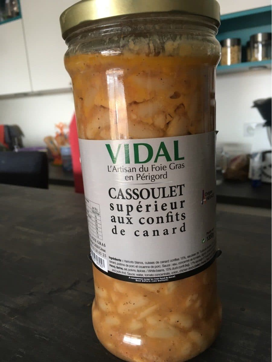 Vidal Cassoulet superieur au confit de canard packshot