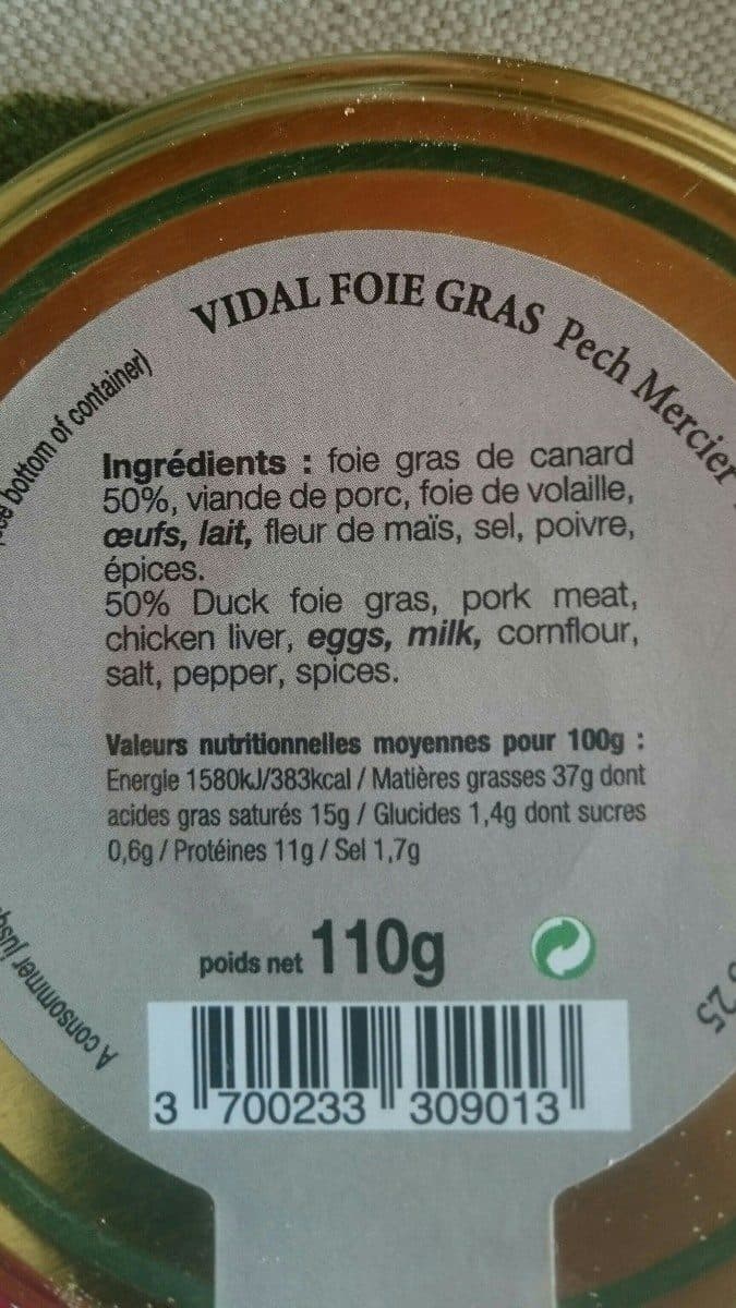 Vidal Medaillon de foie gras packshot