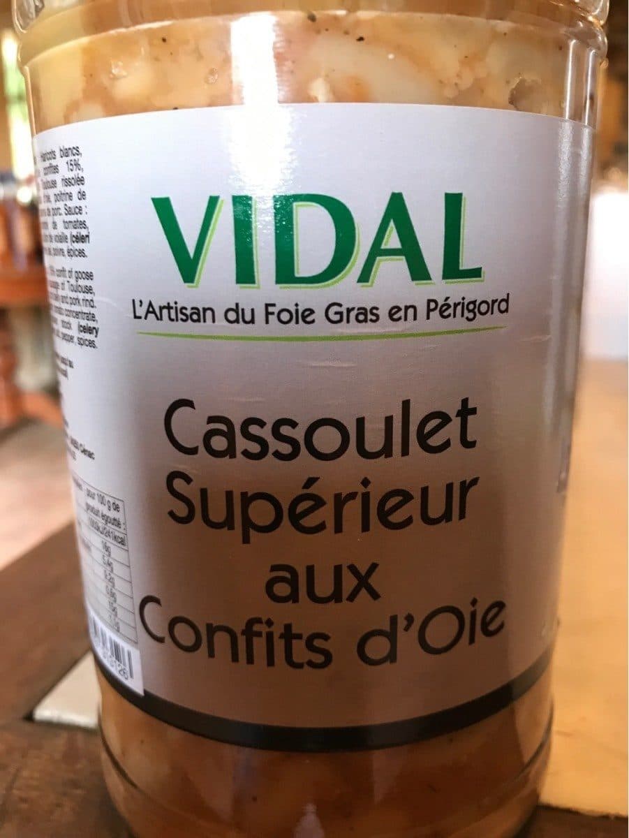 Vidal Cassoulet superieur au confit d'oie packshot
