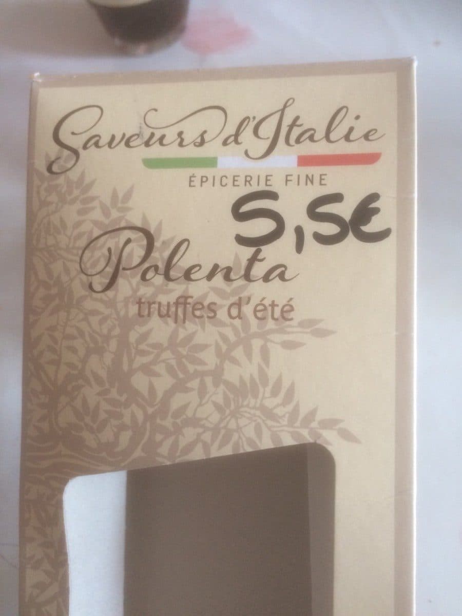 Saveurs d'Italie Polenta truffée packshot