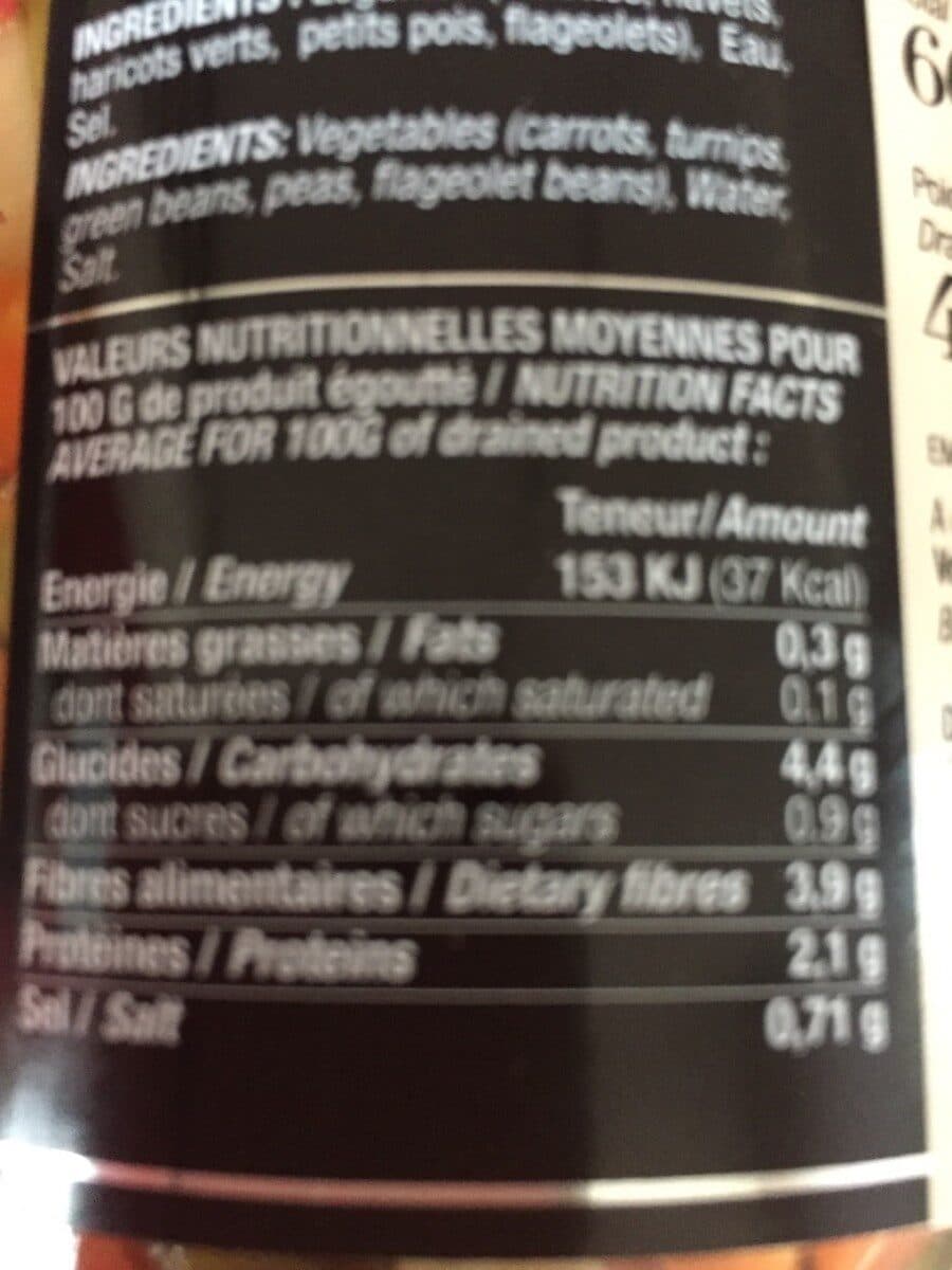 Open Food Facts Macedoine de legumes packshot