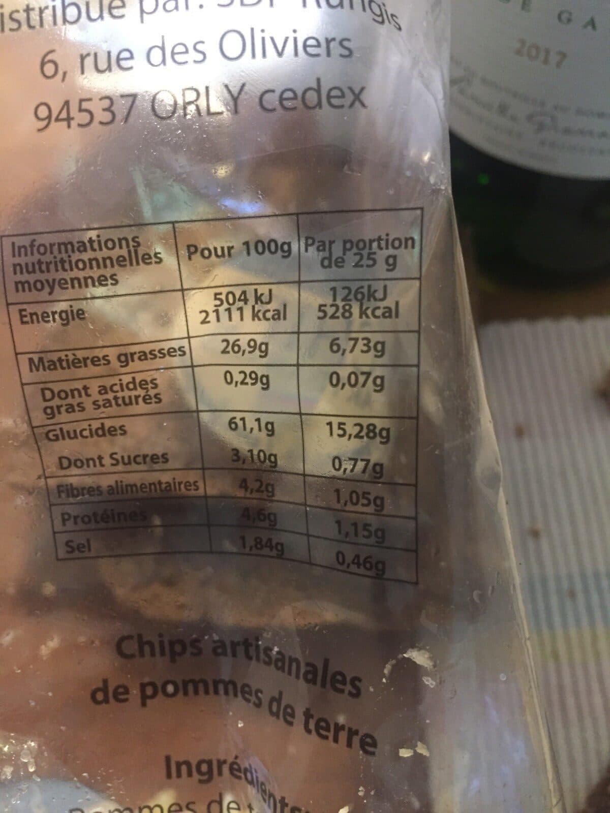 Jean d’Audignac Chips artisanales pommes de terre packshot