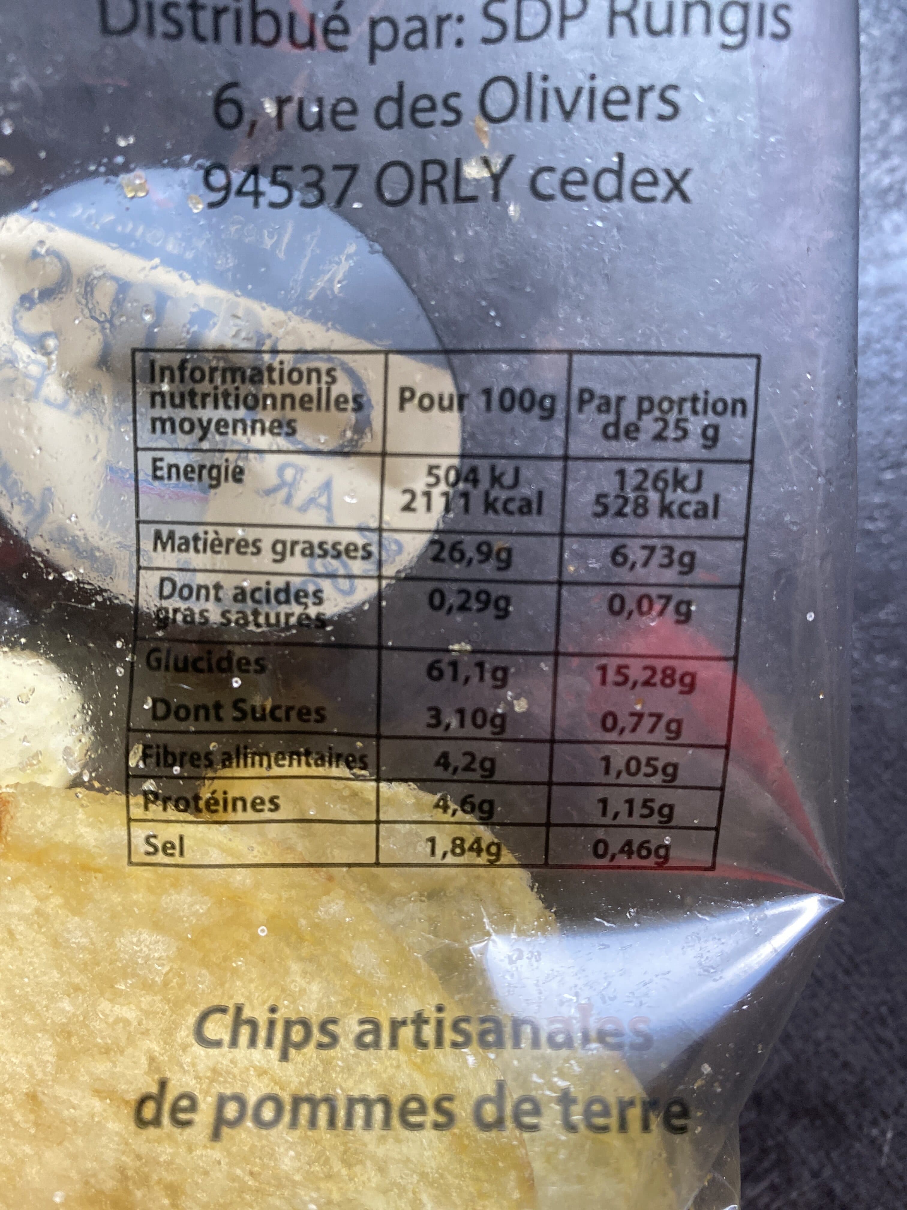 Jean d’Audignac Chips artisanales pommes de terre packshot