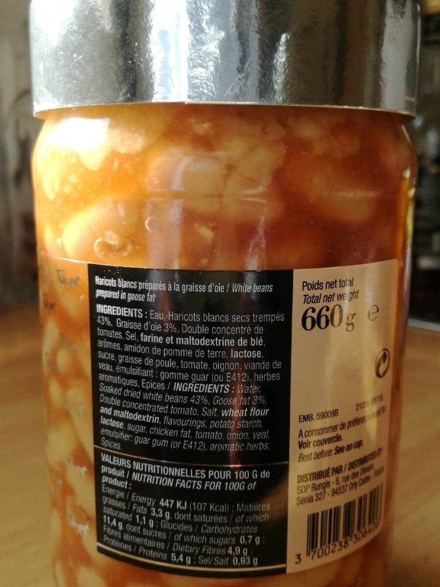 Les Impeccables Haricots blancs à la graisse d'oie packshot