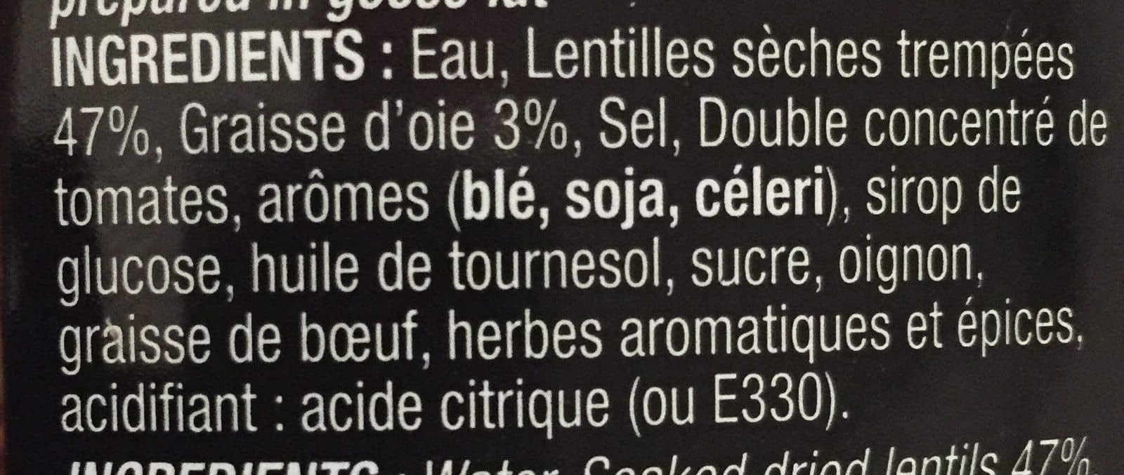 Les Impeccables Lentilles packshot