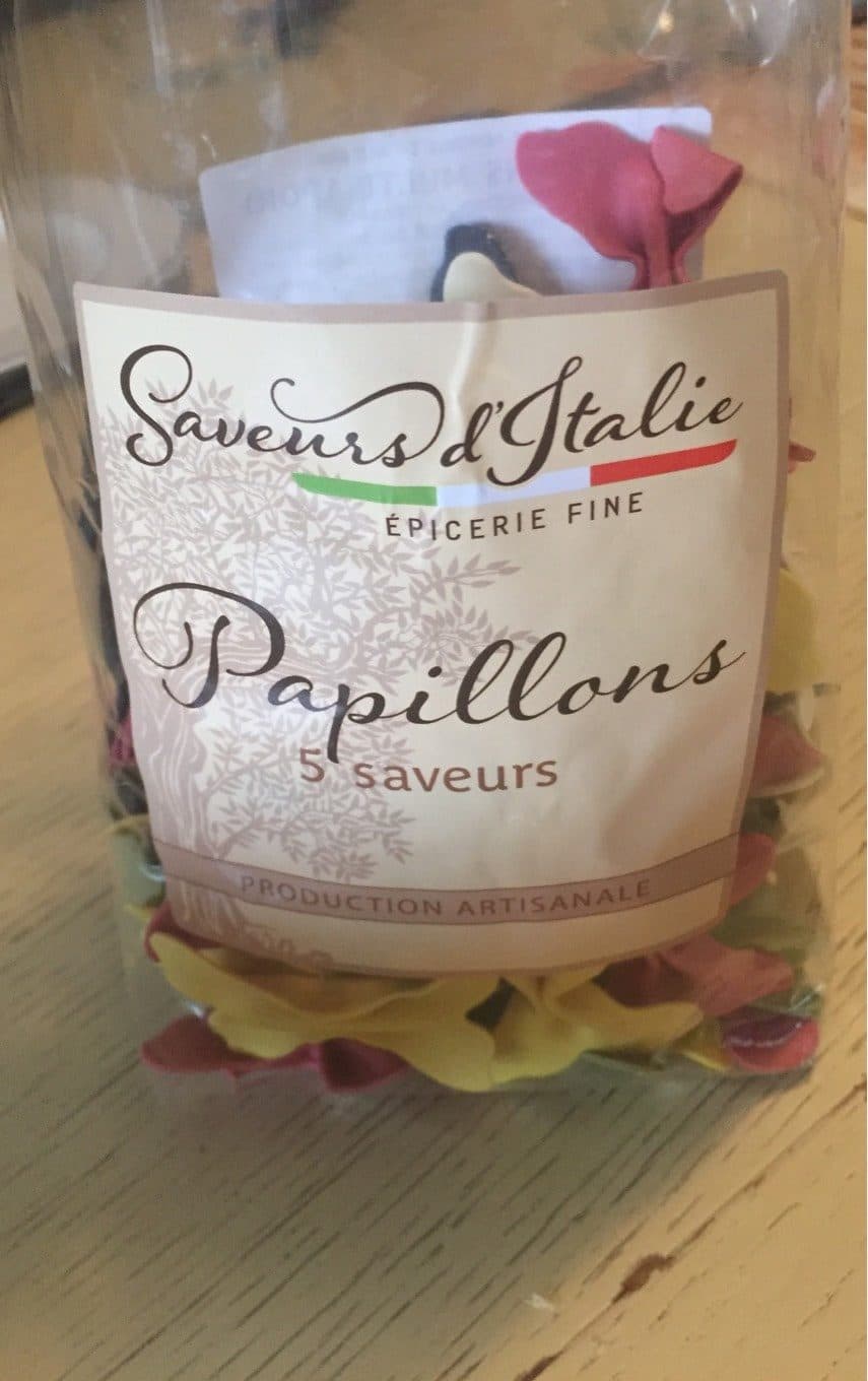 Saveurs d'Italie Papillon packshot