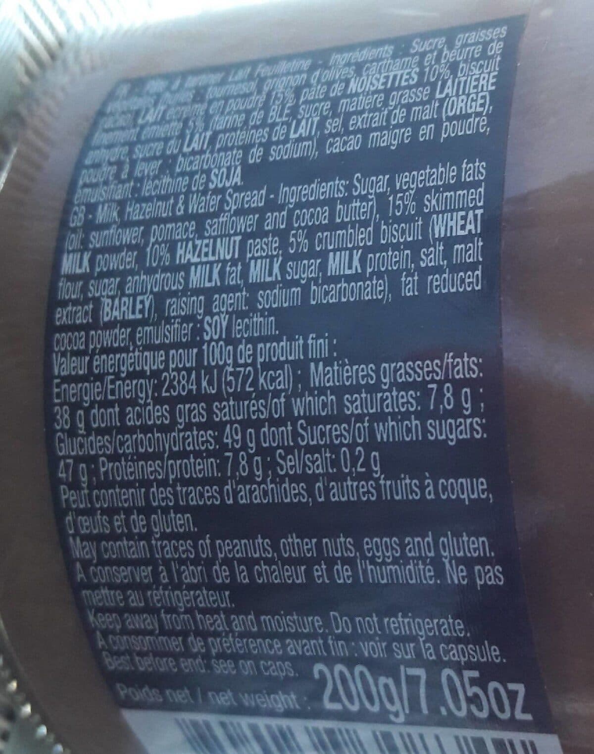 Open Food Facts Pate a tartiner packshot