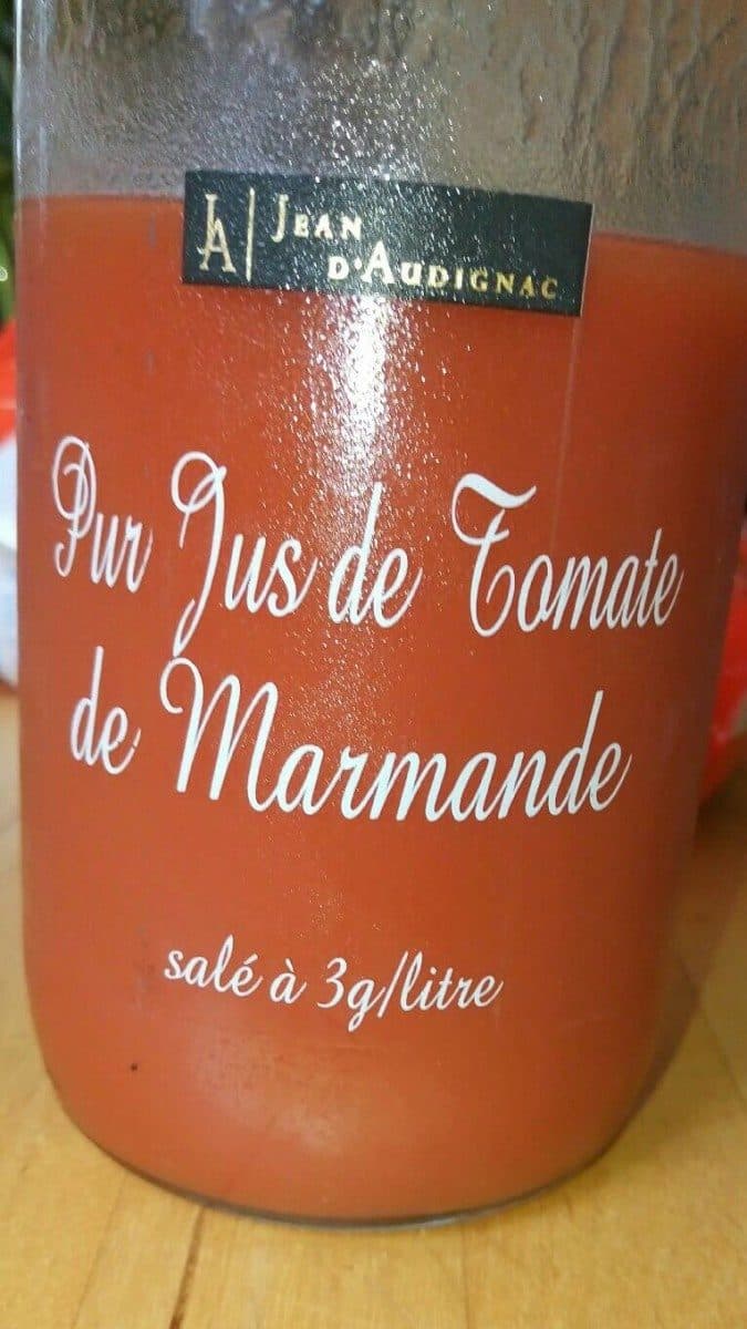 Open Food Facts Jus de tomate salé à 3g/l packshot