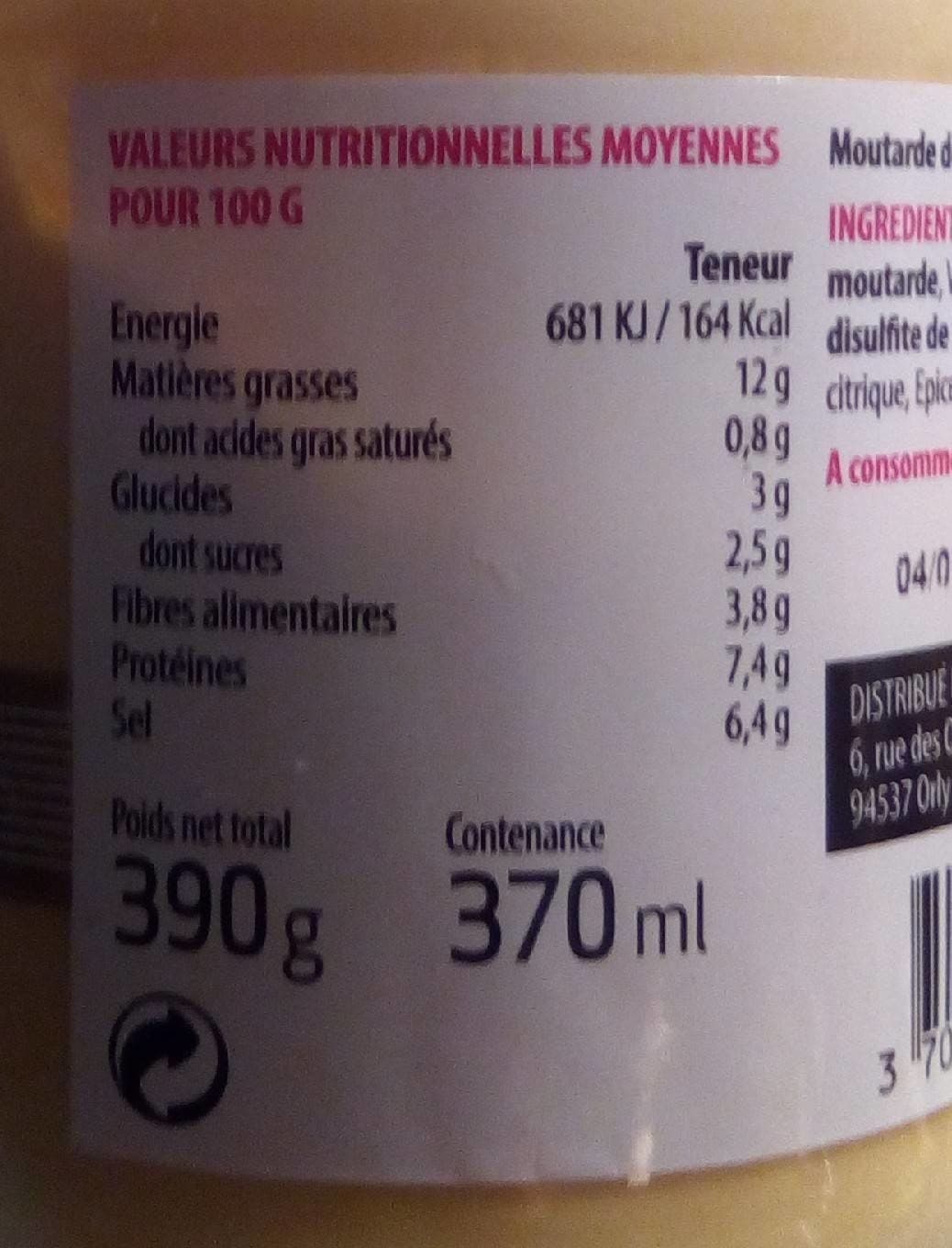 BF Moutarde de Dijon packshot