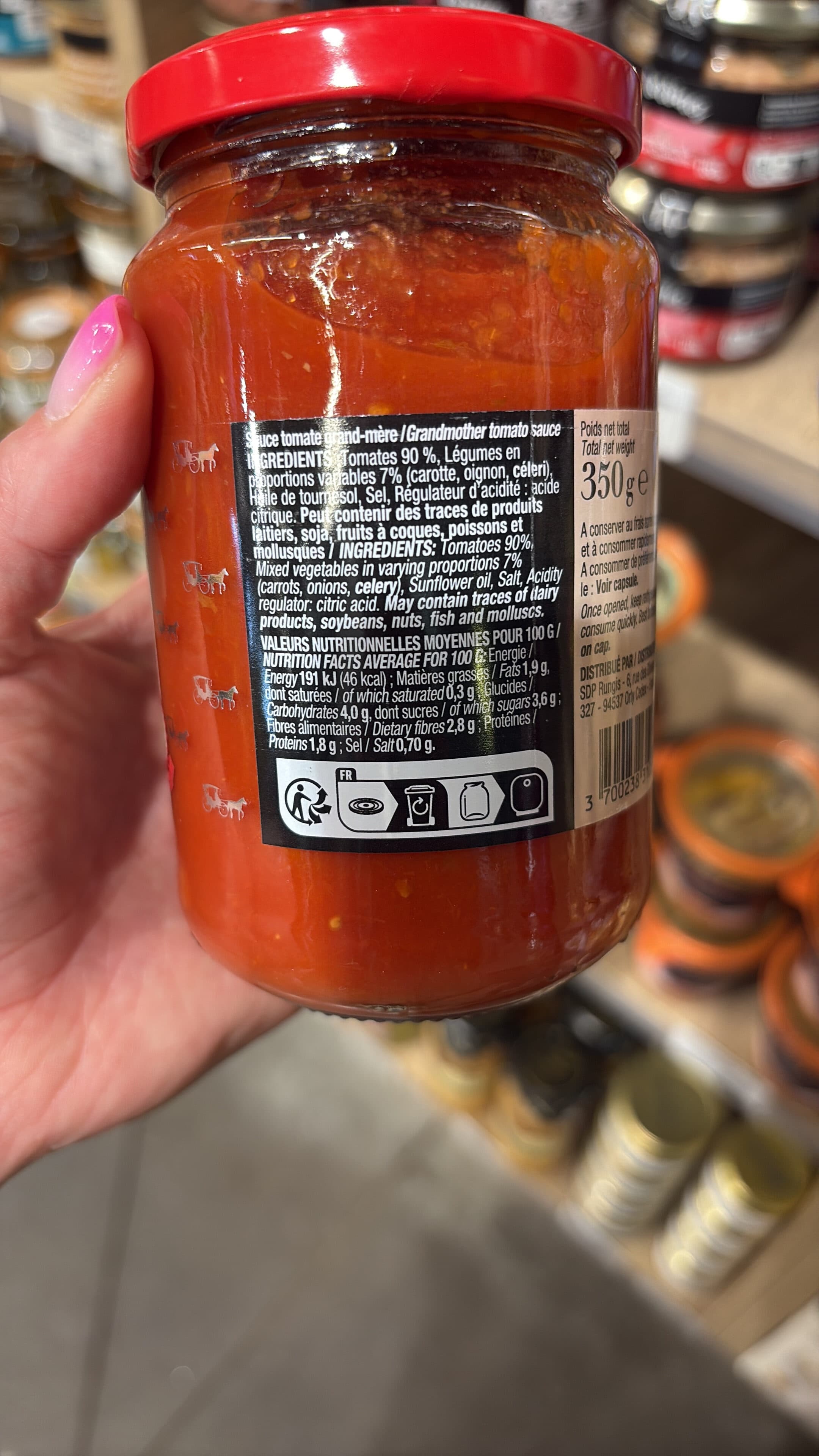 les impeccable Sauce Tomate grand-mère packshot