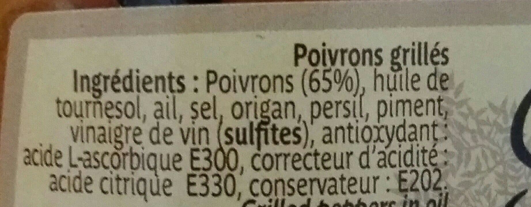 Open Food Facts Poivrons grillés packshot