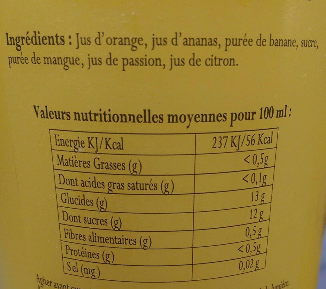 Jean d'Audignac Cocktail exotique packshot