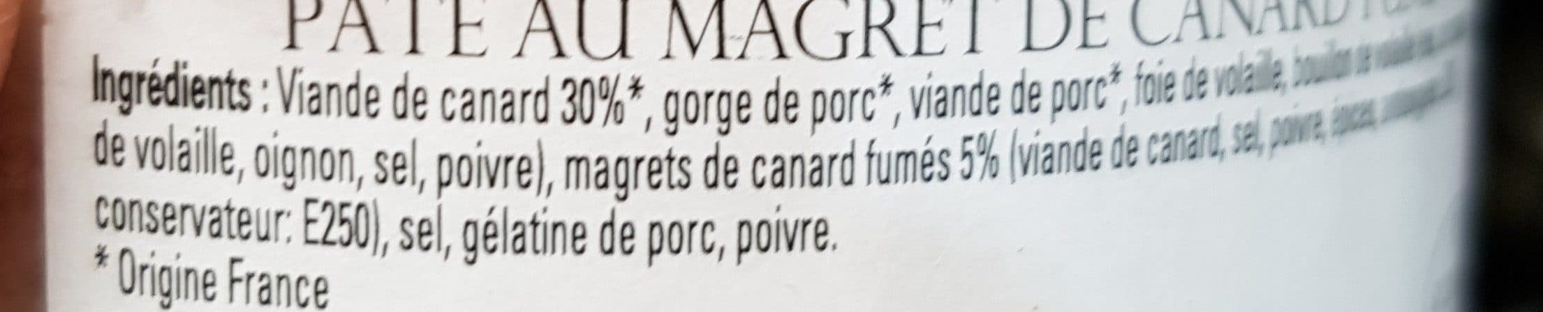 Open Food Facts Pâté de magret de canard fumé cuisiner dans le Sud-Ouest packshot
