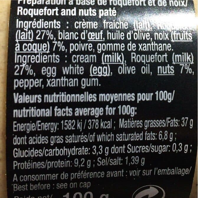 Jean D’audignac Delice au roquefort et aux noix packshot