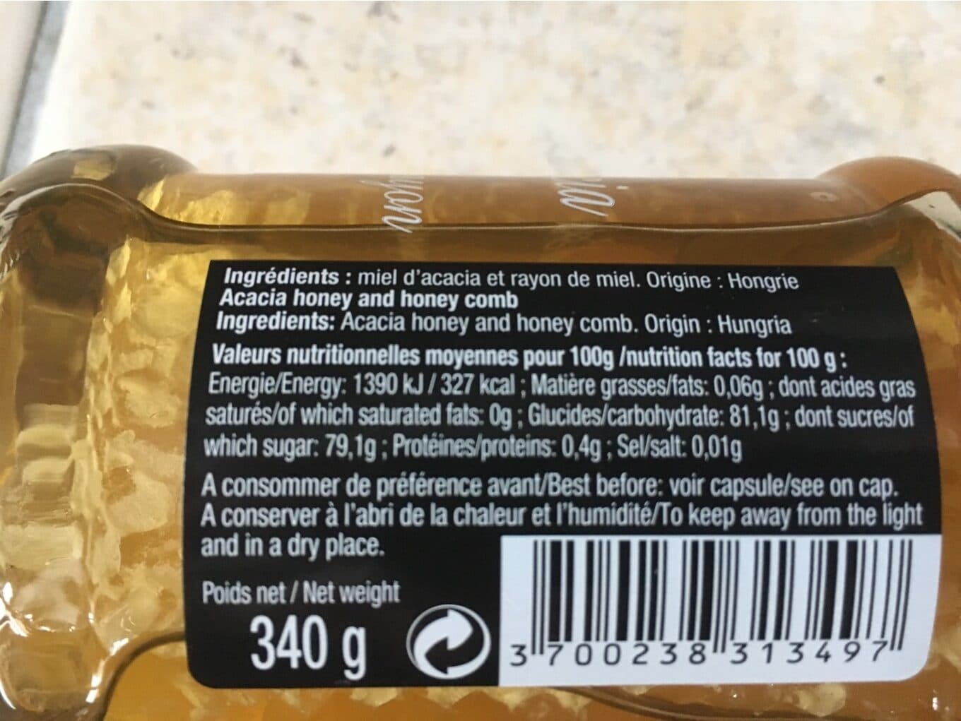 Jean d’Audignac Miel d’acacia packshot