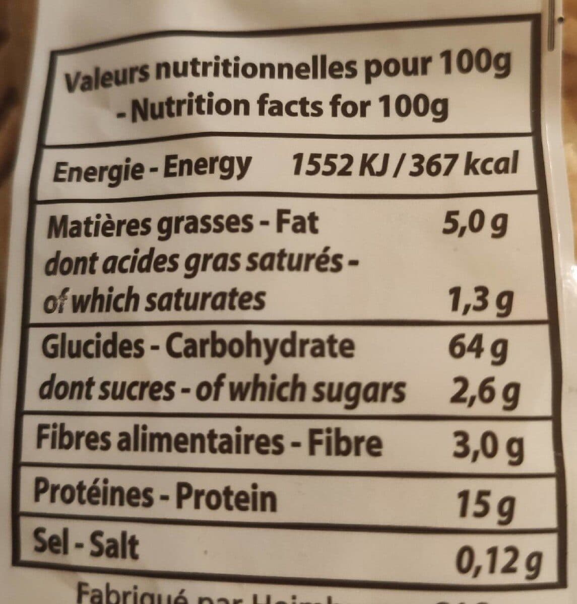 Open Food Facts Pâtes d'Alsace packshot