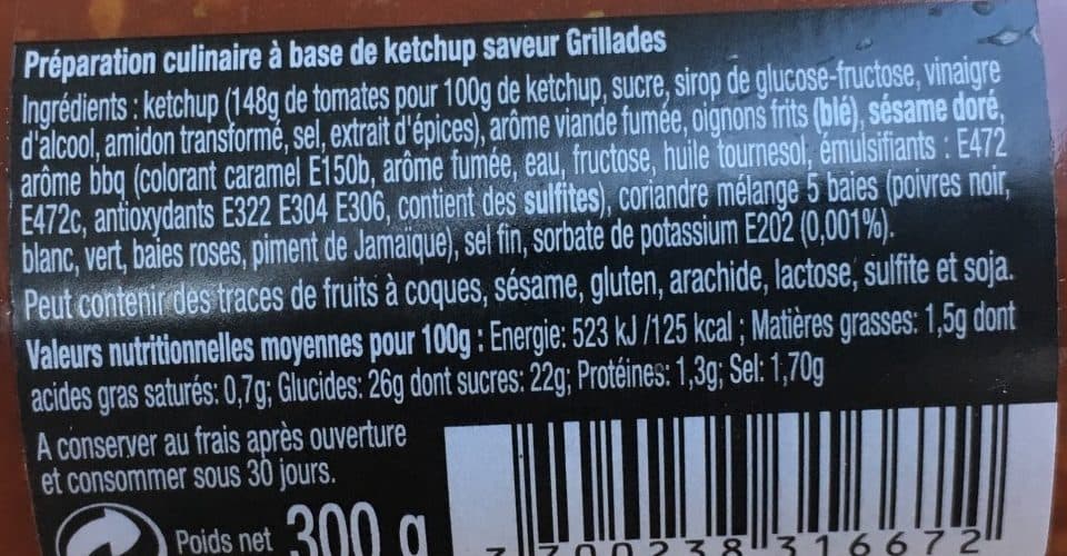 Jean d'Audignac Tomato Ketchup special grillades packshot