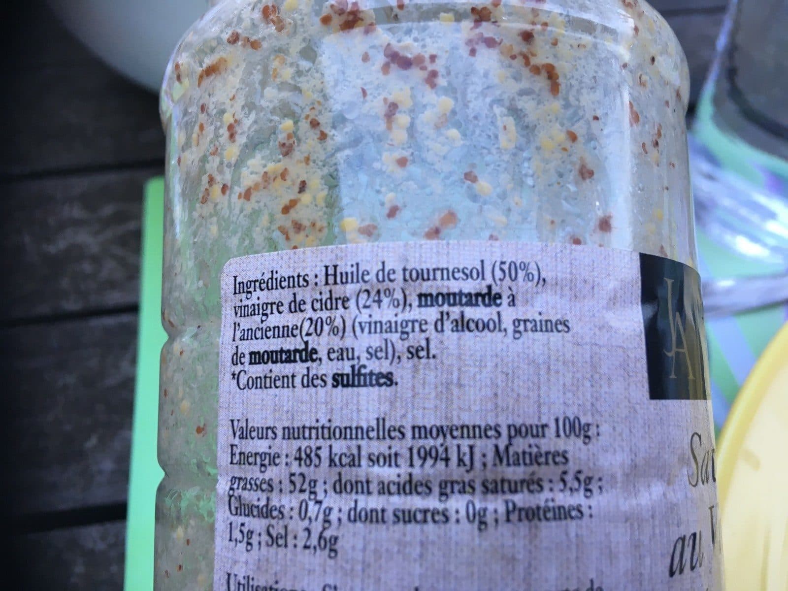 Jean d'Audignac Sauce vinaigrette au vinaigre de cidre packshot