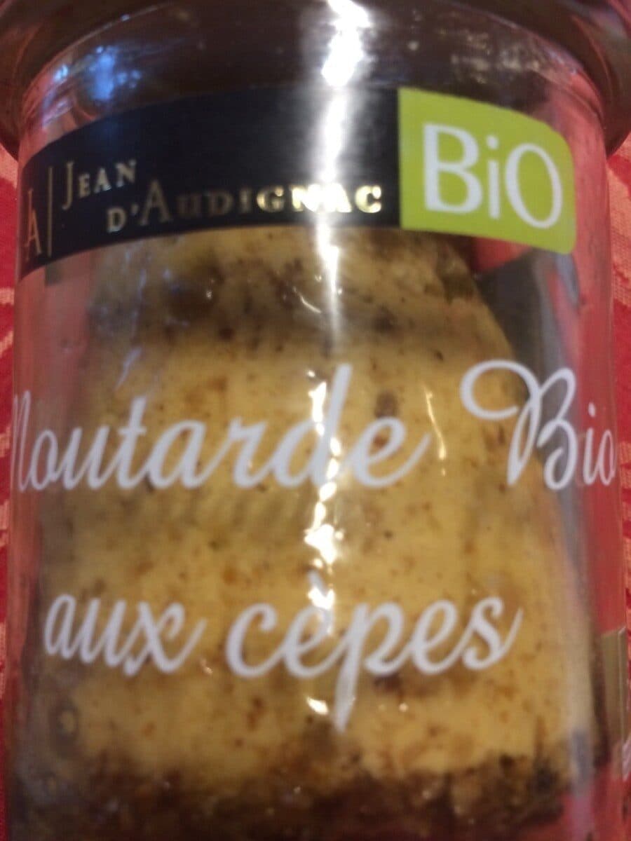 Jean d'Audignac Moutarde Bio aux cepes packshot
