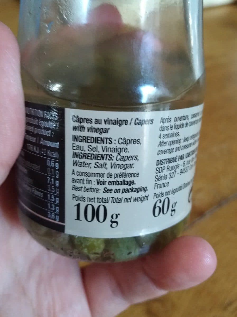 Les Impeccables Câpres au vinaigre packshot