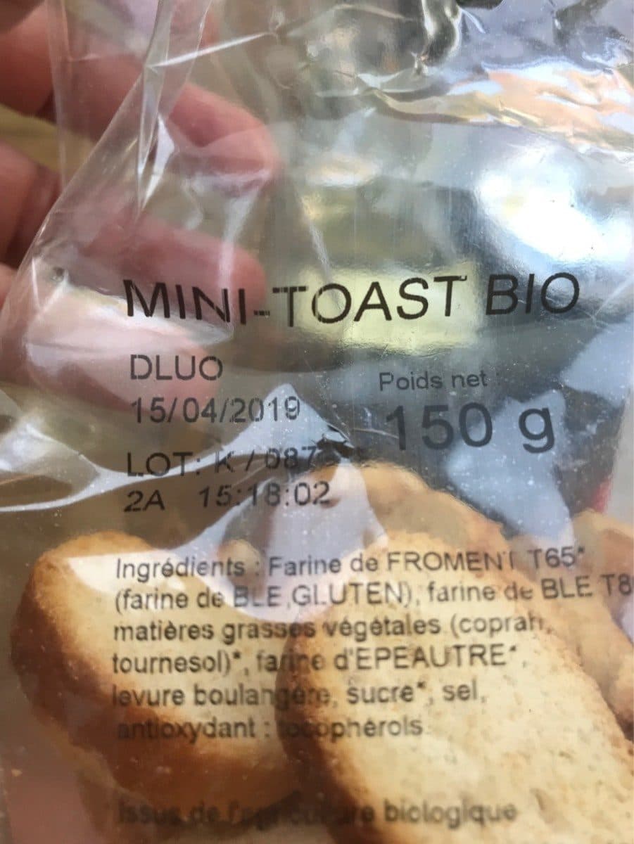 Jean d'Audignac Mini toast jean d'audignac packshot