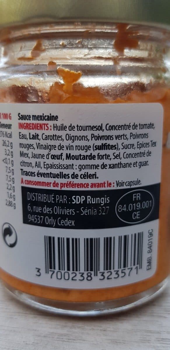 BF Sauce Mexicaine packshot