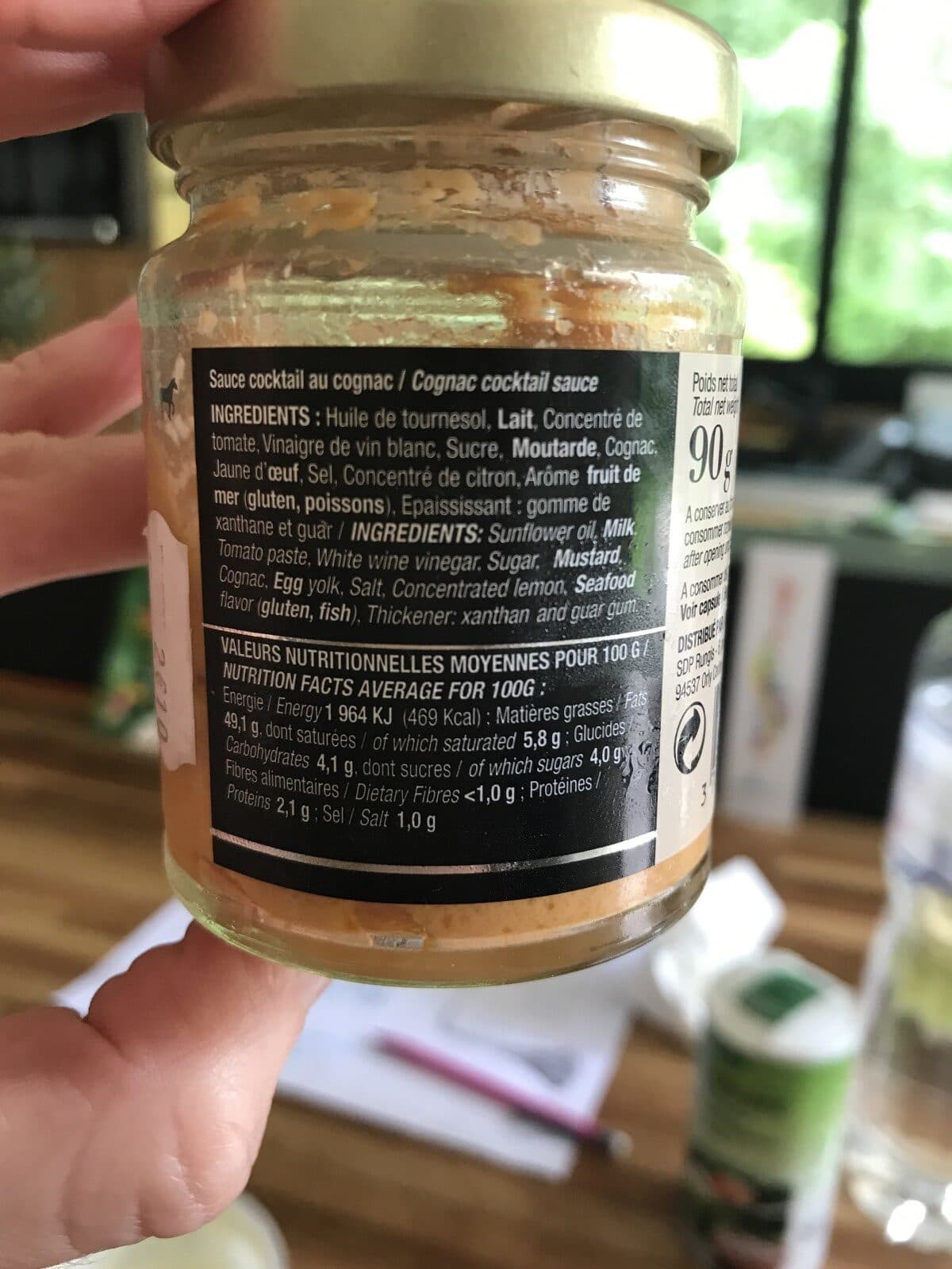Les Impeccables Sauce cocktail au cognac packshot
