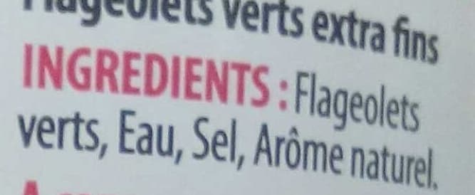 Boucherie Française Flageolets Verts packshot