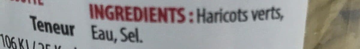 Open Food Facts Haricots verts extra fins packshot