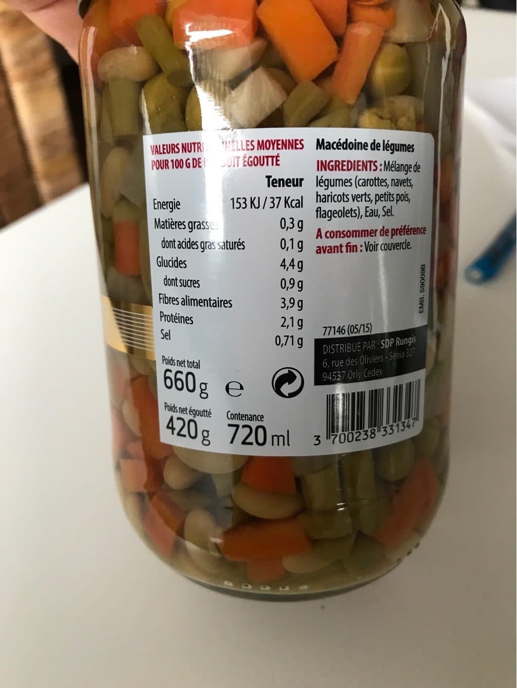 BF Macedoine de legumes packshot