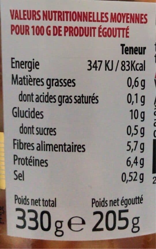 BF Haricots blancs a la tomate packshot