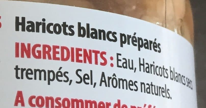 Boucherie Française Haricots blancs préparés packshot