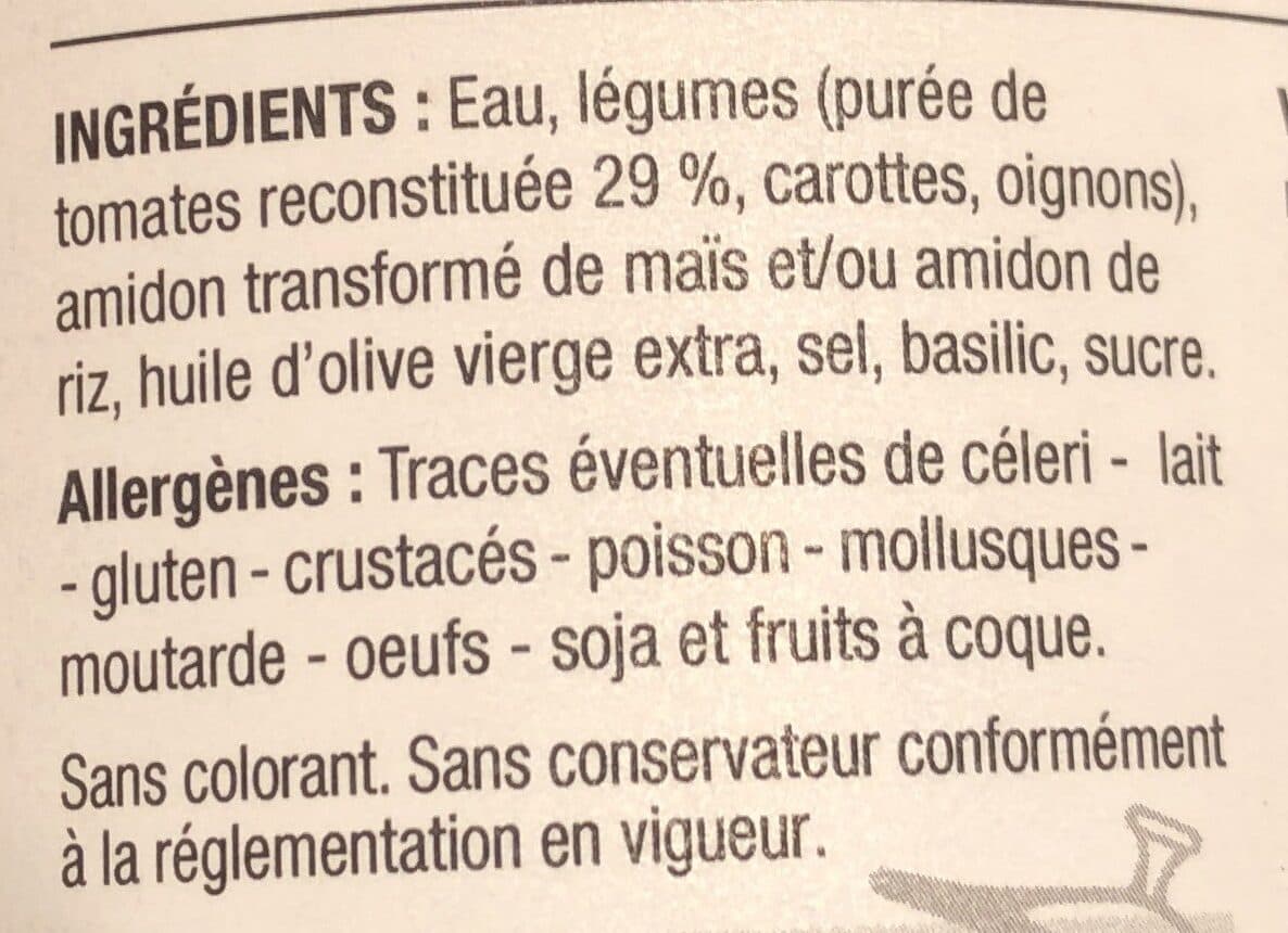Open Food Facts Soupe de tomate packshot