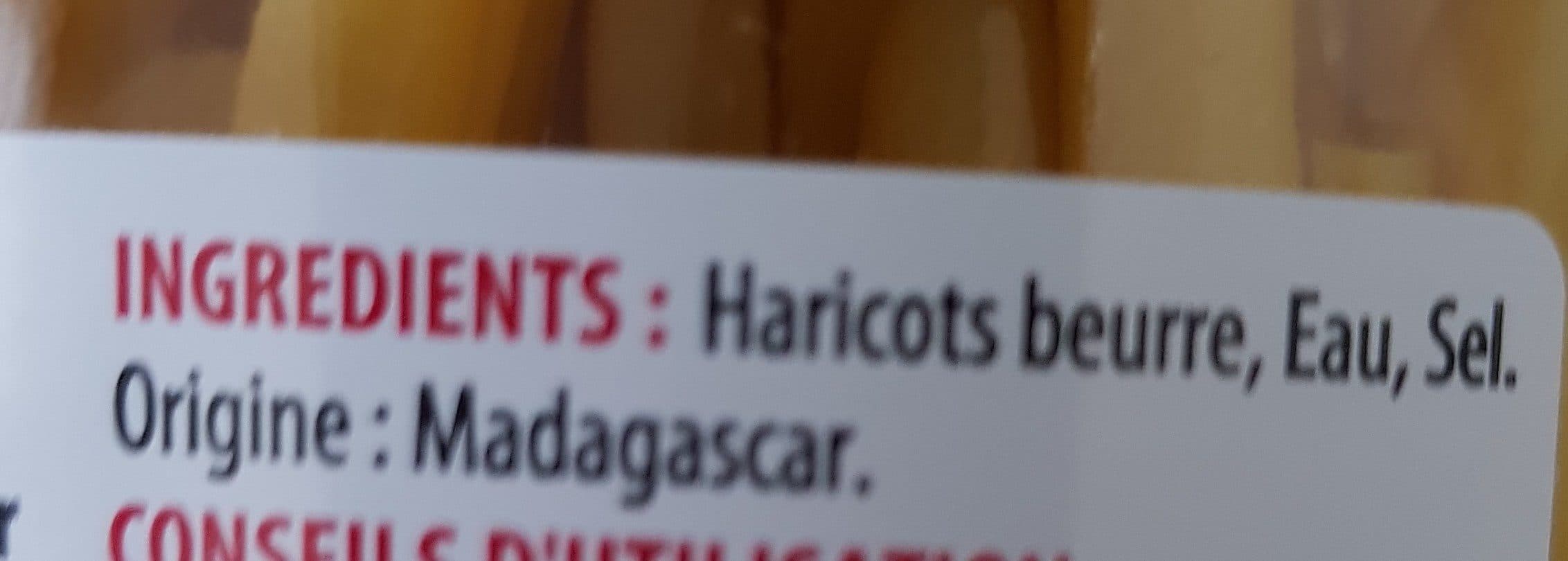 Open Food Facts Haricots beurre packshot