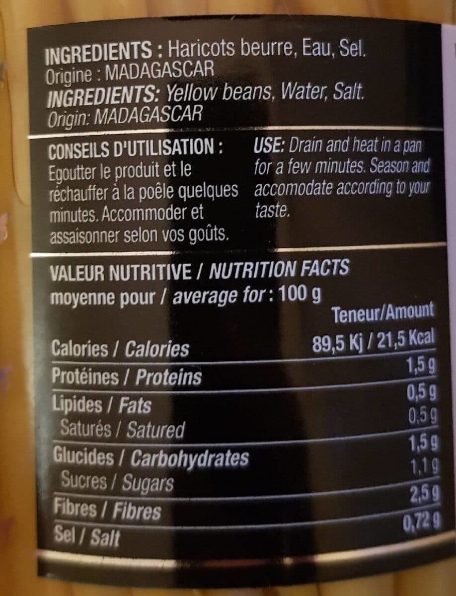 Les Impeccables Haricots beurre packshot