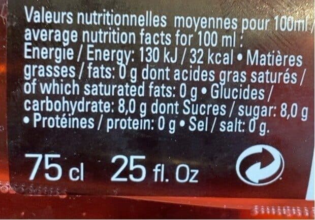 Open Food Facts Limonade Artisanale Coquelicot packshot