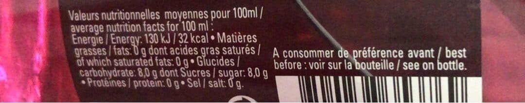 Open Food Facts Limonade Artisanale Framboise packshot