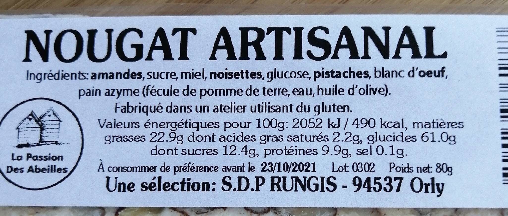 La Passion Des Abeilles Nougat Artisanal La Passion Des Abeilles packshot