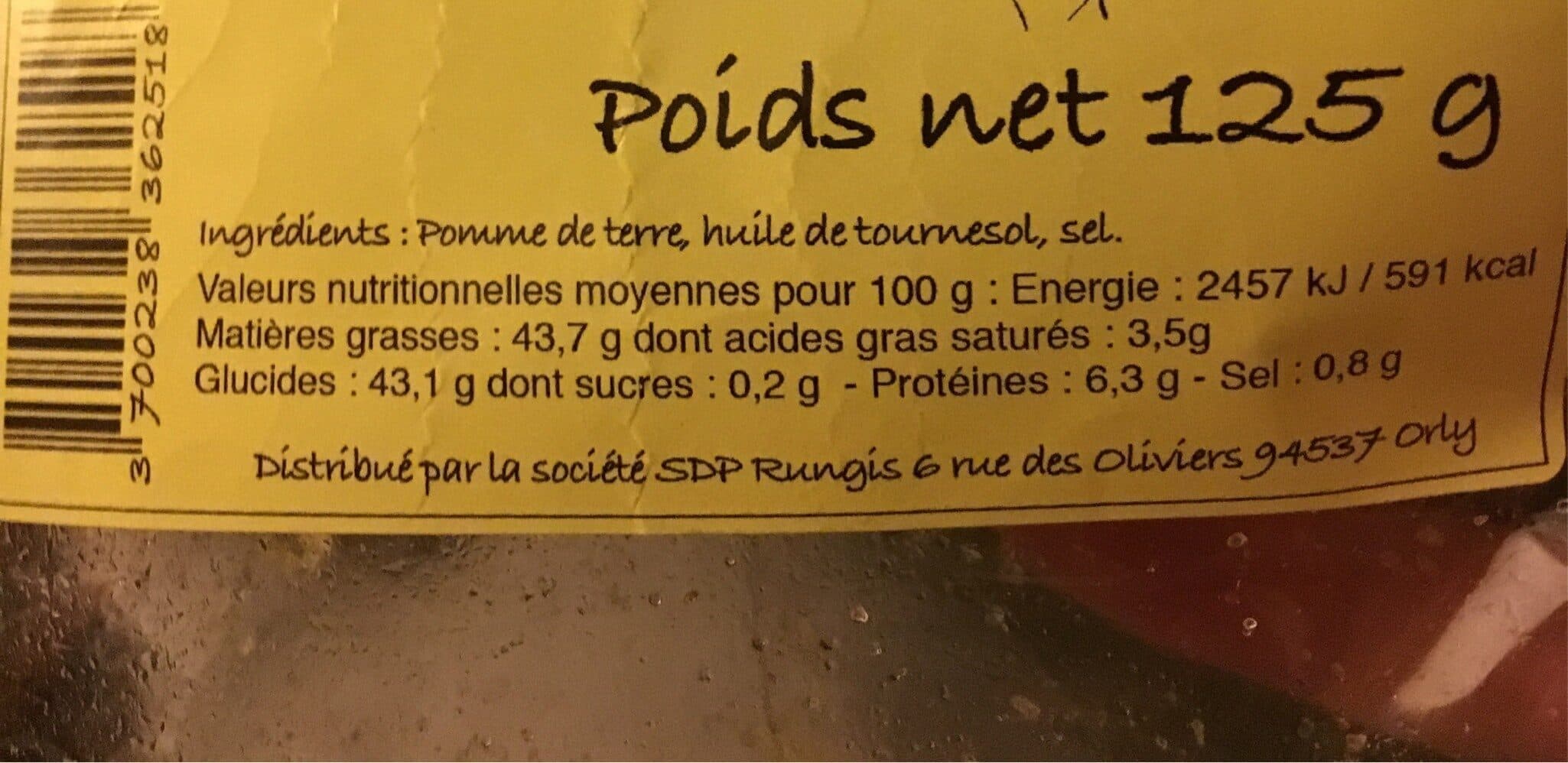 Jean d’Audignac Les Chips Artisanales packshot