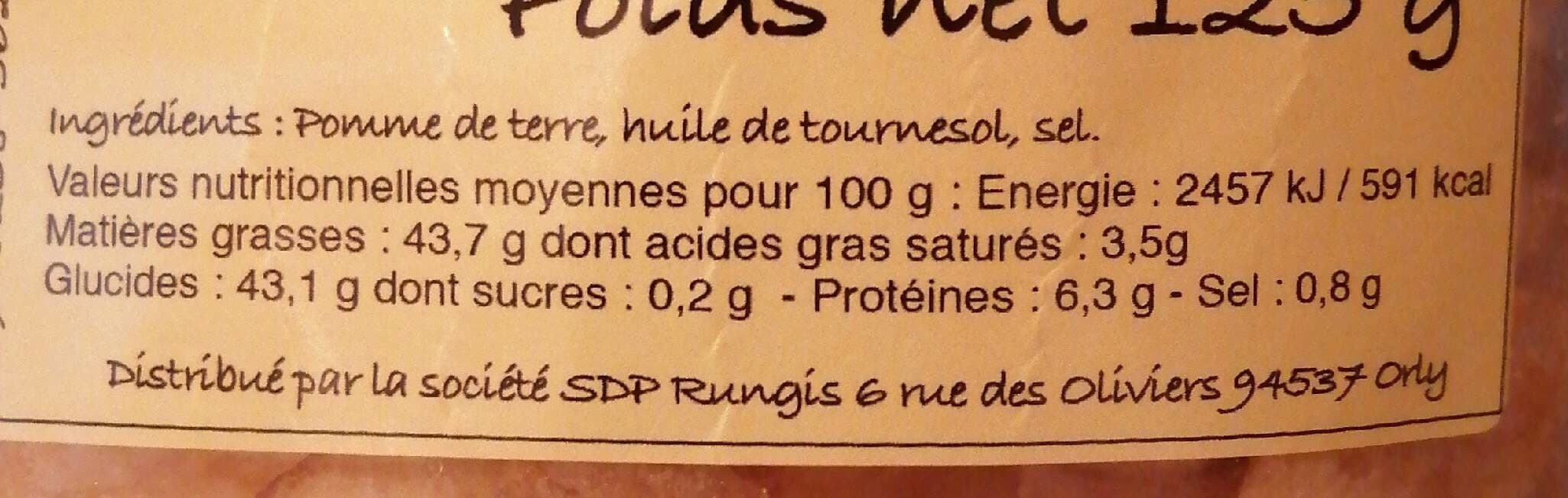 Jean d’Audignac Les Chips Artisanales packshot