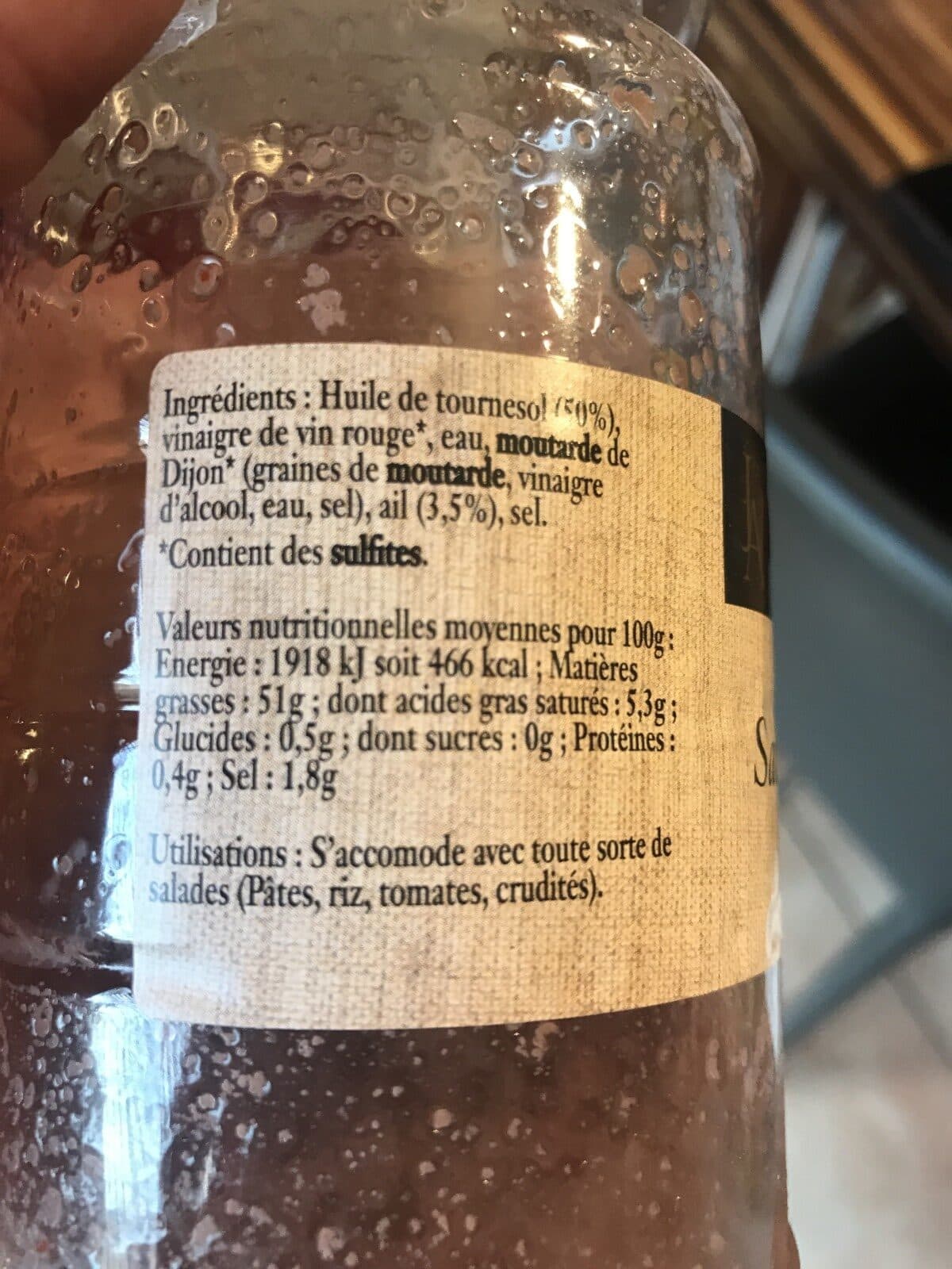 Jean d'Audignac Sauce vinaigrette a l'ail packshot